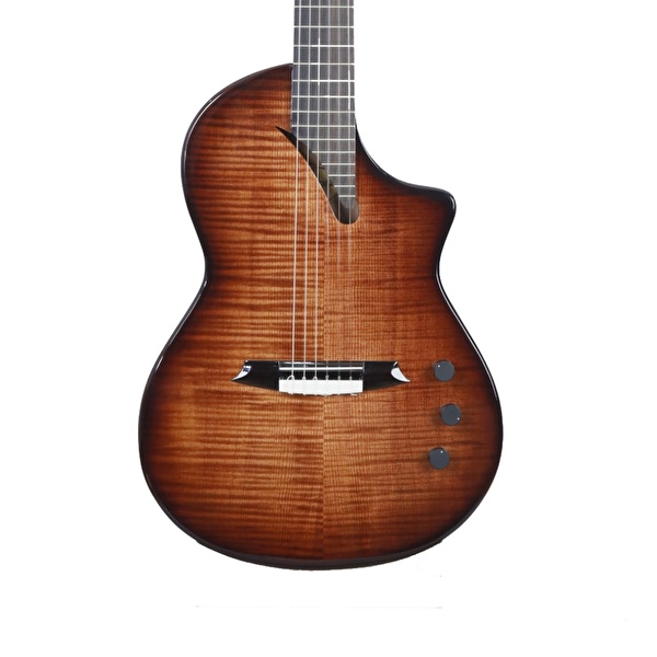 Martinez Hispania Cognac Elektro Klasik Gitar